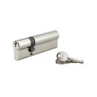 Cylindre de serrure double entrée SA, 30 x 70 mm, anti-arrachement, nickel, 3 clés - 1 pièce - THIRARD - 00016371