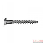 Boite de 60 tirefonds acier zingué 6x40 - 92840