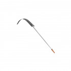 Tisonnier four à bois acier racloir de cendres 35cm manche 140cm brixo