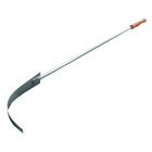 Tisonnier four à bois acier racloir de cendres 35cm manche 140 cm brixo