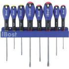 Set de tournevis BOST sur râtelier - 8 pièces - 849950