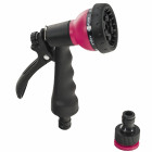 Tuyau extensible rose 7,5m + pistolet