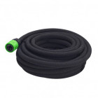 Tuyau d'arrosage poreux 12 m - noir