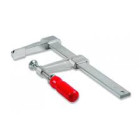 Serre joint en alliage URKO - serrage 400mm - saillie 80mm - rail 26x7mm - 231