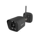 Caméra wifi extérieur avec spots et sirène - v8p noir