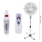 Ventilateur programmable sur pied avec télécommande       blanc