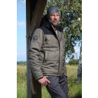Gilet bosseur bear - kaki/noir - s - 11724-007