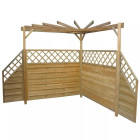 Vidaxl pergola de jardin 256 x 256 x 225 cm bois de pin imprégné