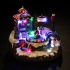 Village père noël boutique animee