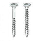 Vis à bois aggloméré rocket acier zingué tête fraisée empreinte torx t10 entièrement filetées 3x16 boîte de 500 pièces