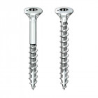 Vis à bois aggloméré rocket acier zingué tête fraisée empreinte torx t30 partiellement filetées 6x110/70 boîte de 100 p