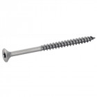 Vis à bois aggloméré tête fraisée empreinte torx inox a4 5x80/50mm boîte de 100 pièces