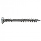 Vis à bois inox spax façade tête fraisée crantée avec double filetage torx 4,5x60 boîte de 100 pièces