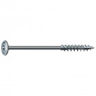 Vis à tête disque wirox filetage partiel torx zingué blanc grande longueur, ø 8 mm, longueur 220 mm, boîte de 50