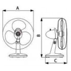 Ventilateur de table Gordon 60615 Vortice VT4000