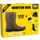 Winterbox Botte de sécurité en cuir avec doublure chaude safety jogger alaska s3 src ci - Marron - Pointure au choix