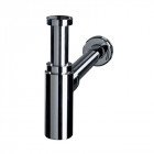 Wirquin 059384 lineis siphon design en laiton chromé pour installation apparente