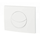 Wirquin - 195954 - plaque de commande double chasse pour wc suspendu lune blanche