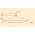 Wirquin - pommes de tete douche 24 cm - salle de bains