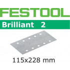 Abrasifs festool stf 115x228 p320 br2 - boite de 100 - 492831