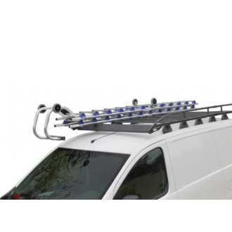 Pack echelles de toit pas 250 mm haut. 6.1 m avec 1 crochet de faîtage - evoklip