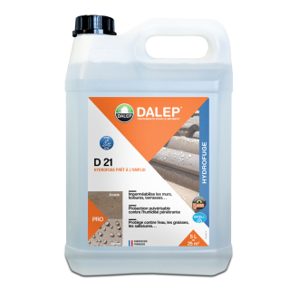Hydrofuge DALEP D21 Prêt à l'emploi Bidon de 5 Litres – 221005