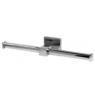 Porte papier toilette double Chromé