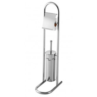 Serviteur de wc brosse wc + porte papier