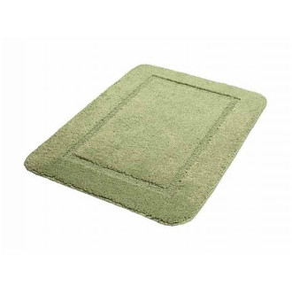 Tapis de salle de bain 50 x 70 cm microfibre couleur vert