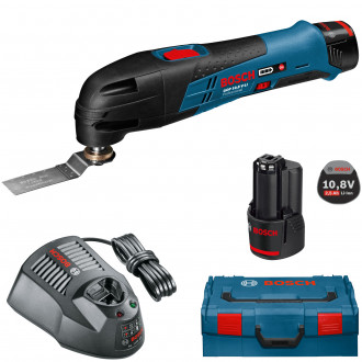 Outil multifonctions découpeur-ponceur 10.8V L-BOXX GOP 10,8V-Li 2,5Ah BOSCH 060185800U