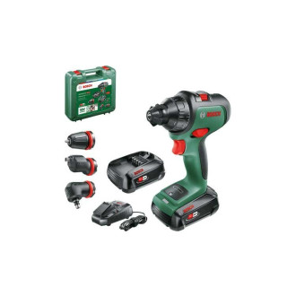 Perceuse-visseuse BOSCH AdvancedDrill 18 + 3 mandrins +2 batterie 2,5 Ah + chargeur - 06039B5008
