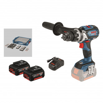 Perceuses-visseuses à percussion gsb 18v-85 c connectable  bosch en coffret l-boxx+  i-boxx 68 accessoires premium  0615990k1s