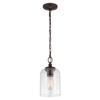 Suspension hounslow, bronze et verre