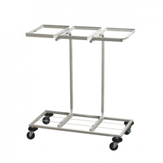 Support de sac poubelle tri sélectif 3 x 110 L