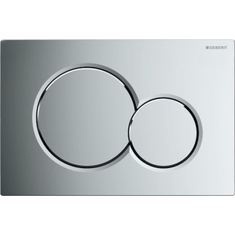 Plaque de commande Sigma01chromé brillant geberit 