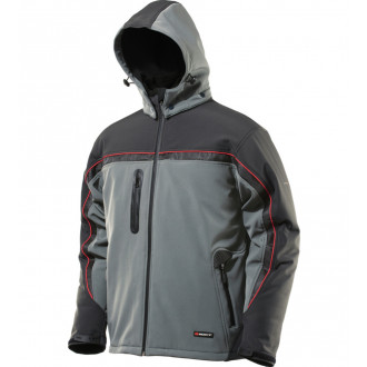 Veste softshell stretchfit grise