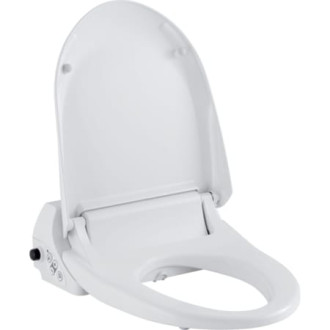 carré intelligent housse de siège de toilette led lumière télécommande  chauffage bidet toilettes