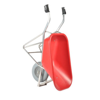 Brouette aluminium profi-Max Plus rouge roue anti-crevaison