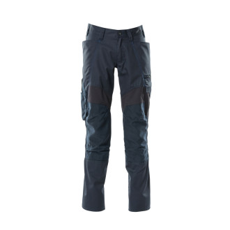 Pantalon de travail avec poches genouillères MASCOT Accelerate - 18579-442-Bleu marine-82-36