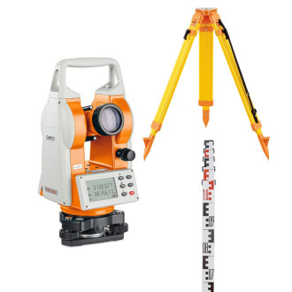 Pack théodolite fet 220 avec trépied fs 24 + mire tn 14 geo fennel