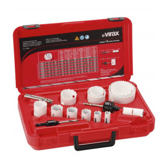 Coffret complet de 12 scies cloches Virax