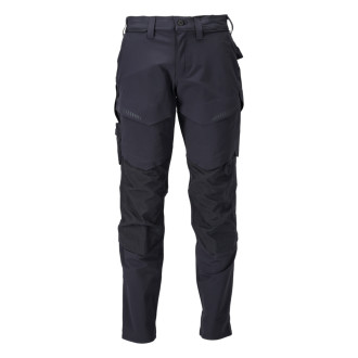 Pantalon de travail avec poches genouillères MASCOT Customized - 22379-311-Bleu marine-48-90