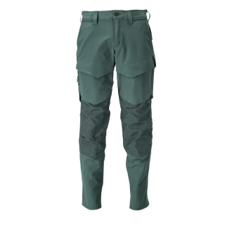 Pantalon de travail avec poches genouillères MASCOT Customized - 22379-311/2-Vert Forêt-40-76