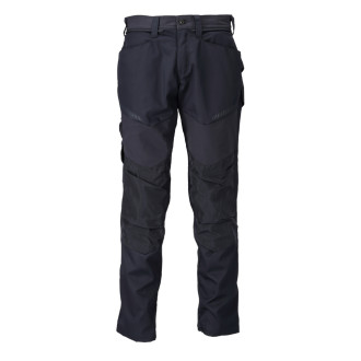 Pantalon de travail avec poches genouillères MASCOT Customized - 22479-230-Bleu marine-76-39