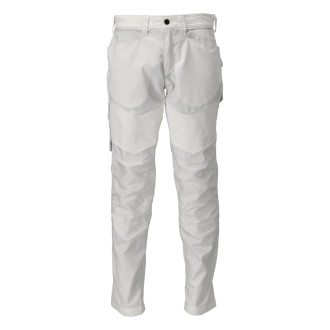 Pantalon de travail avec poches genouillères MASCOT Customized - 22479-230-Blanc-76-41