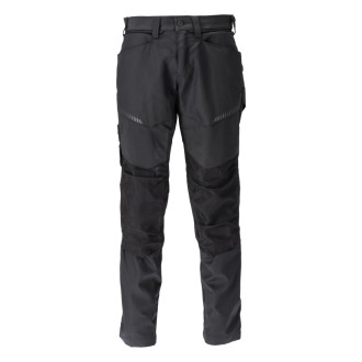 Pantalon de travail avec poches genouillères MASCOT Customized - 22479-230-Noir-76-38