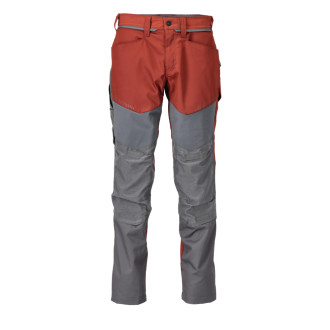 Pantalon de travail avec poches genouillères MASCOT Customized - 22479-230-Rouge-76-41