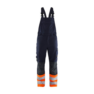Salopette multinormes inhérent Marine/Orange-Fluo 28881513 - Taille au choix
