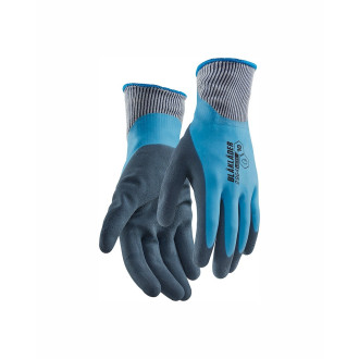 Gants de travail enduits de latex bleu Jauge 13 - Pack de 6 paires - 29641452 - Taille au choix