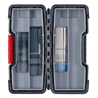 Coffret de lames scie sauteuse BOSCH GST 150 BCE - 30 pièces bois et métal - 2607010903